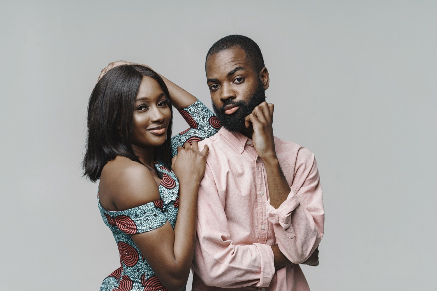 A thoughtful portrait of a couple